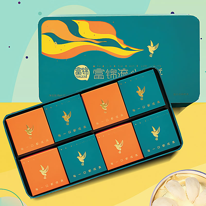 富锦燕窝流心奶黄月饼M款400g